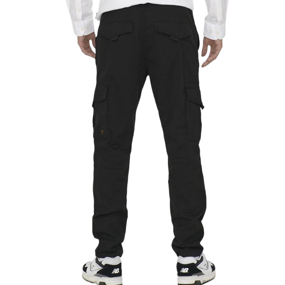 Pantalon Cargo Noir Homme Only & Sons Dean 2