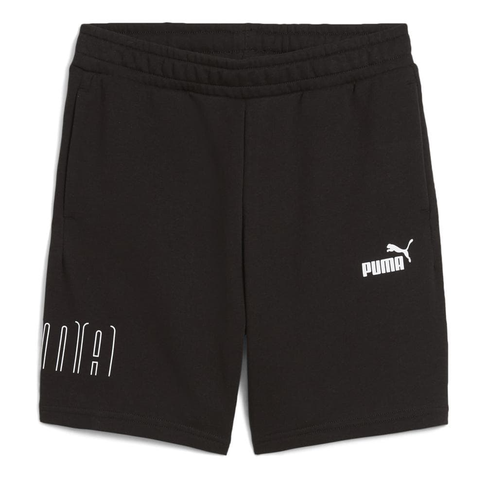 Short Noir Garçon Puma Sport Graphic 1