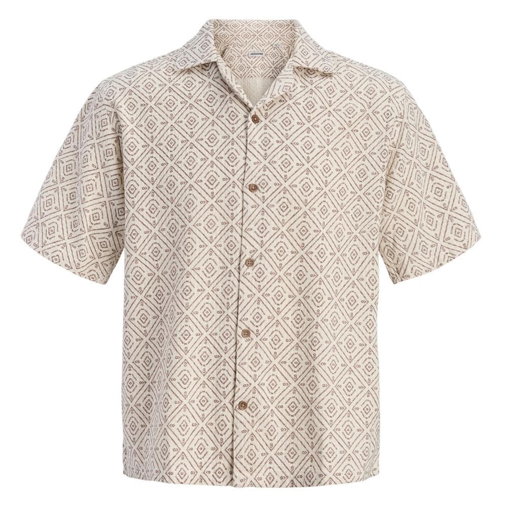 Chemise Beige/Marron Homme Jack & Jones Vincent 1