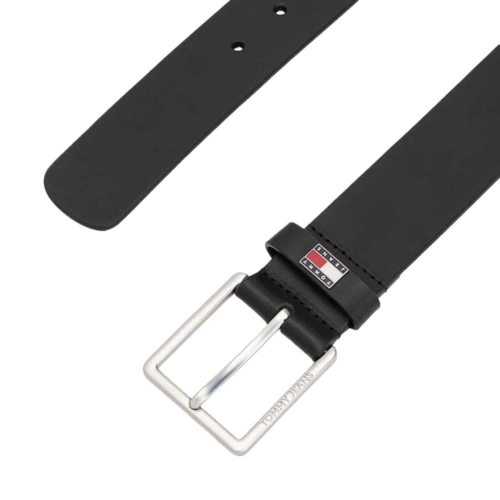 Ceinture Noire Homme Tommy Hilfiger Flag Leather 4.0 2