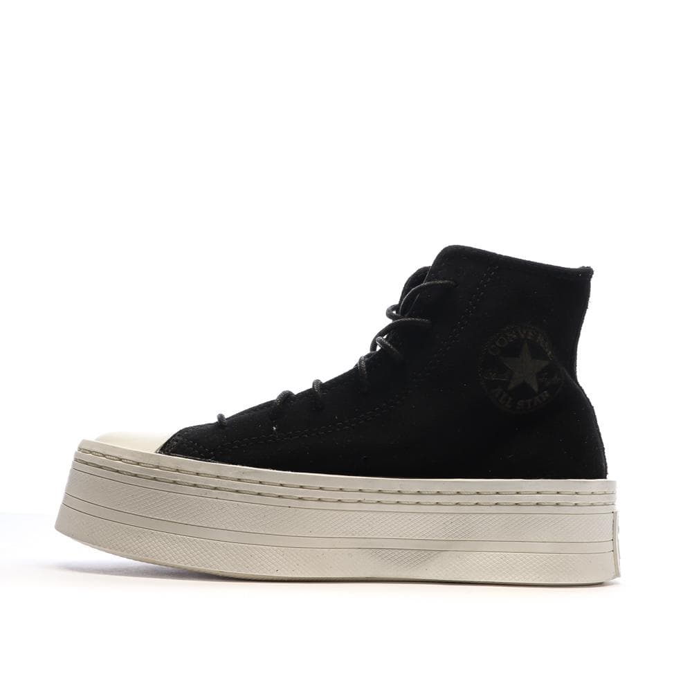 Baskets Noires Femme Converse Chuck Taylor All Star Suede 1