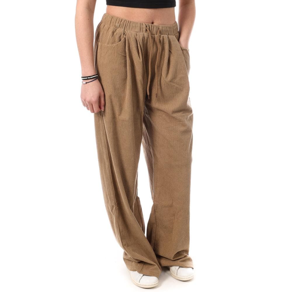 Pantalon Fluide Camel Femme Monday Premium D10001 1