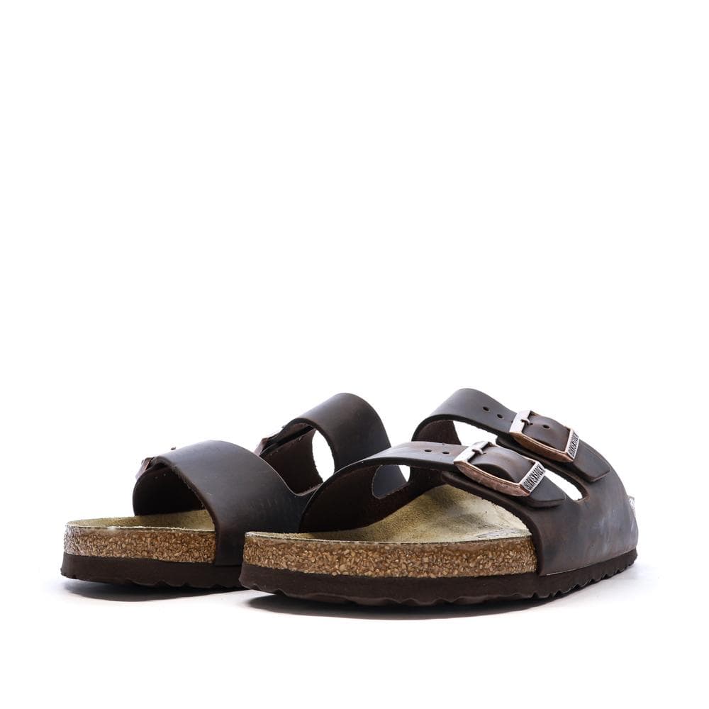 Sandales Marron Cuir Homme Birkenstock Arizona 6
