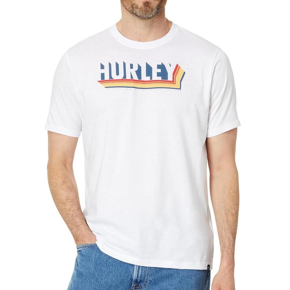 T-shirt Blanc Homme Hurley Shadow Blinds 1
