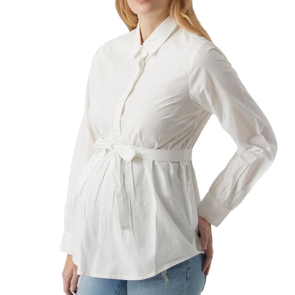 Chemise de Grossesse Blanche Femme Mamalicious Leticia 1