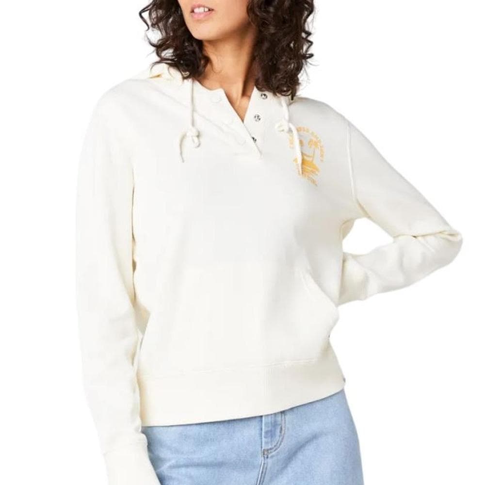 Sweat à Capuche Écru Femme Rip Curl Rentry 1