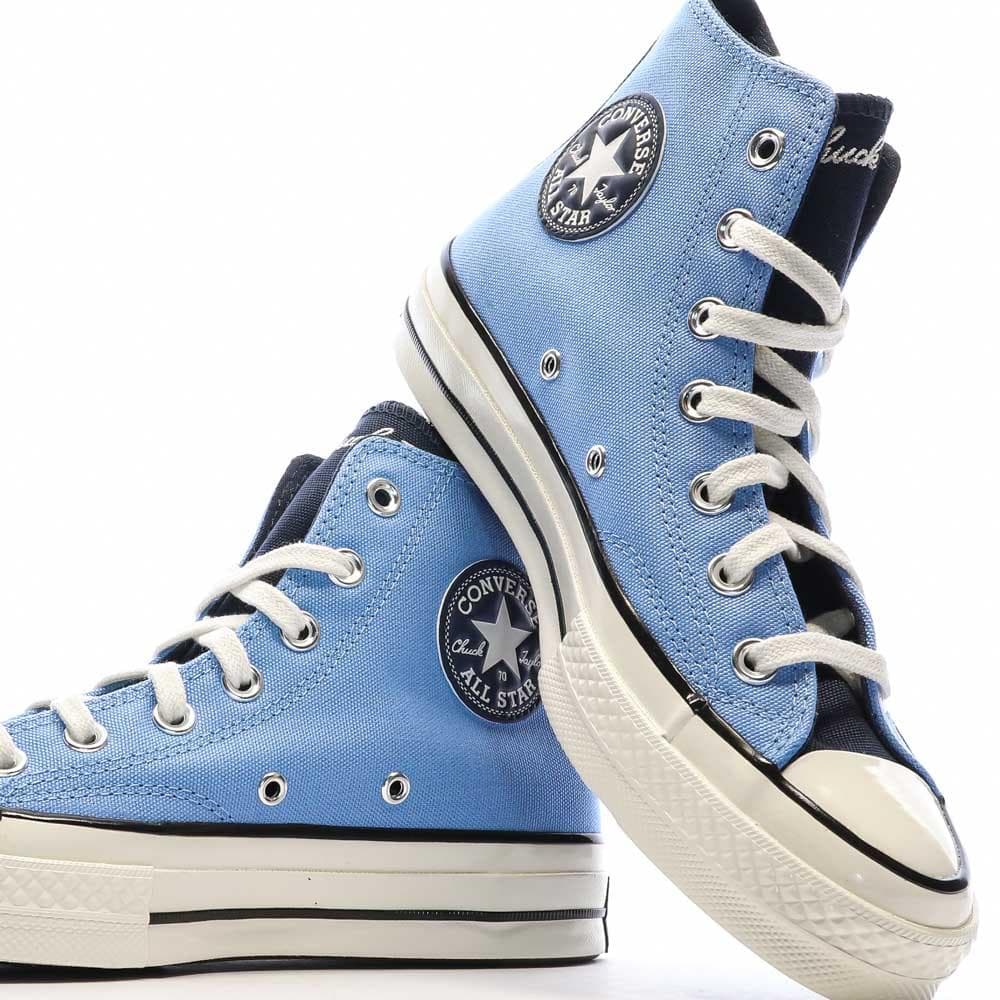 Baskets Bleues Mixte Converse Chuck 70 Letterman 7