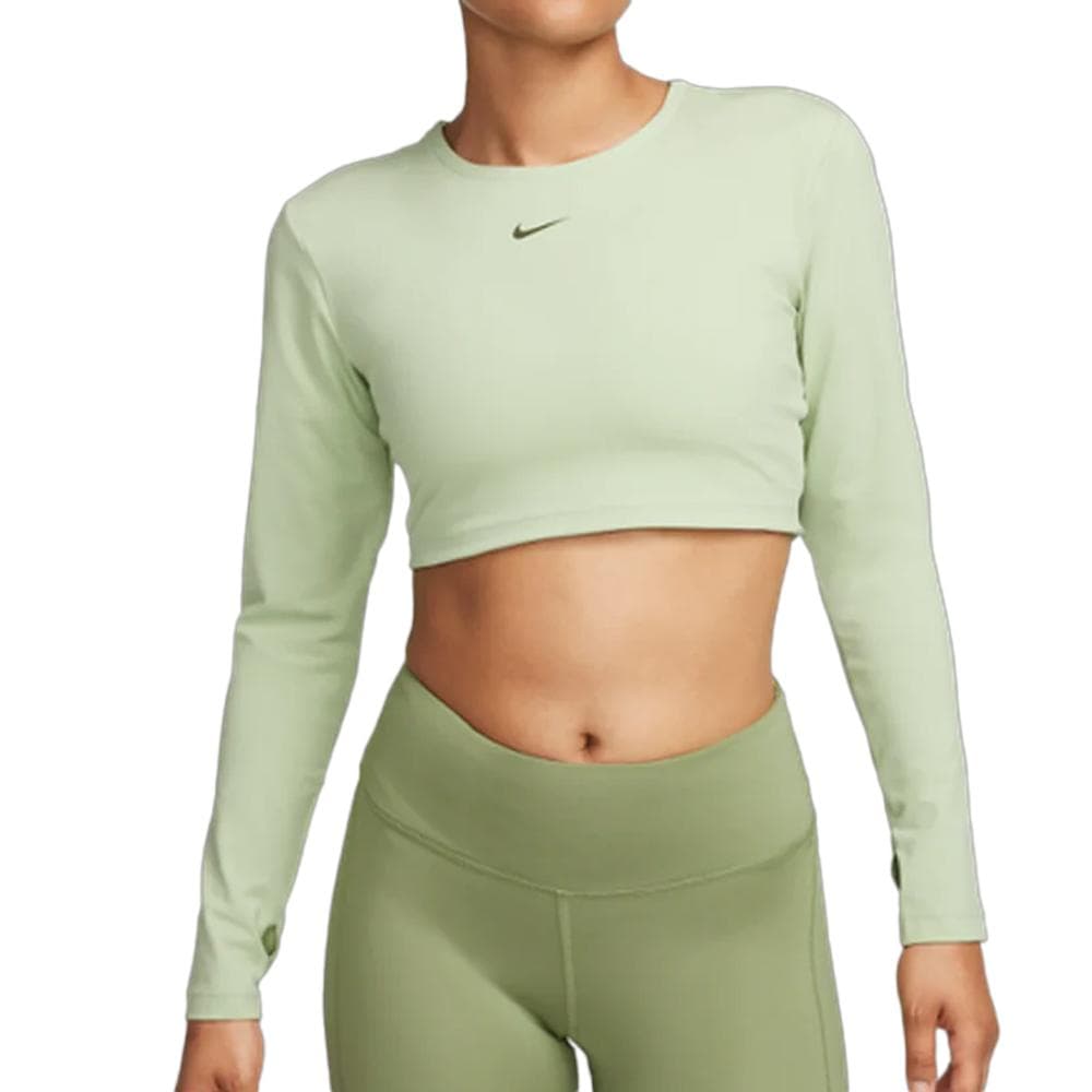 T-Shirt Vert Femme Nike Crop 1