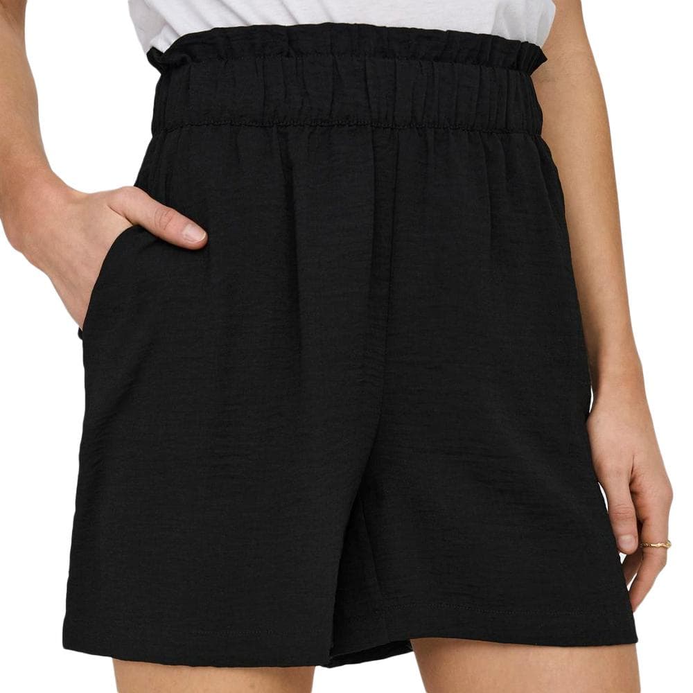 Short Noir Femme JDY Paperbag 1