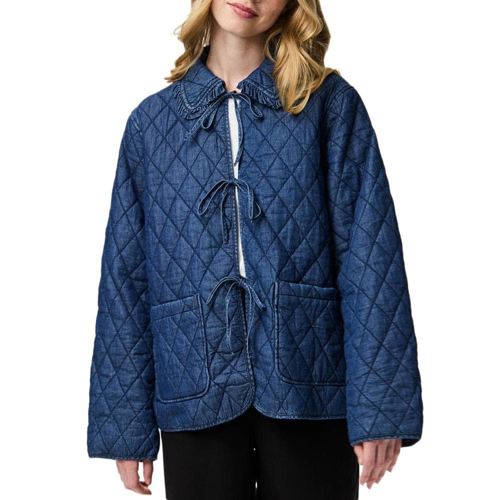 Veste Bleu Femme Pieces Caura 1