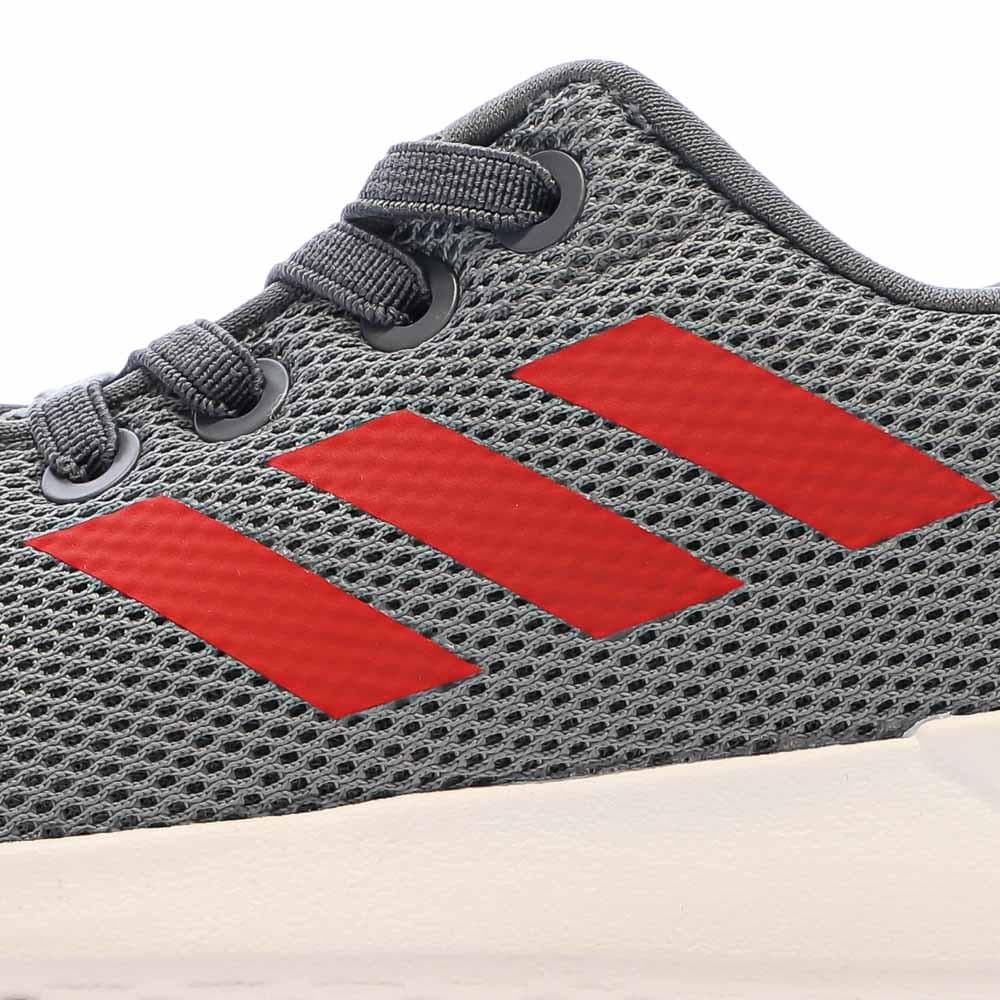 Baskets Gris/Rouge Garçon Adidas Lite Racer 7