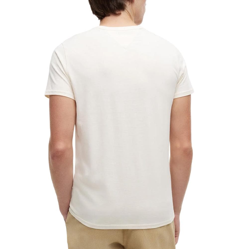 T-shirt Beige Clair Homme Tommy Hilfiger Tjm Xslim Jersey 2