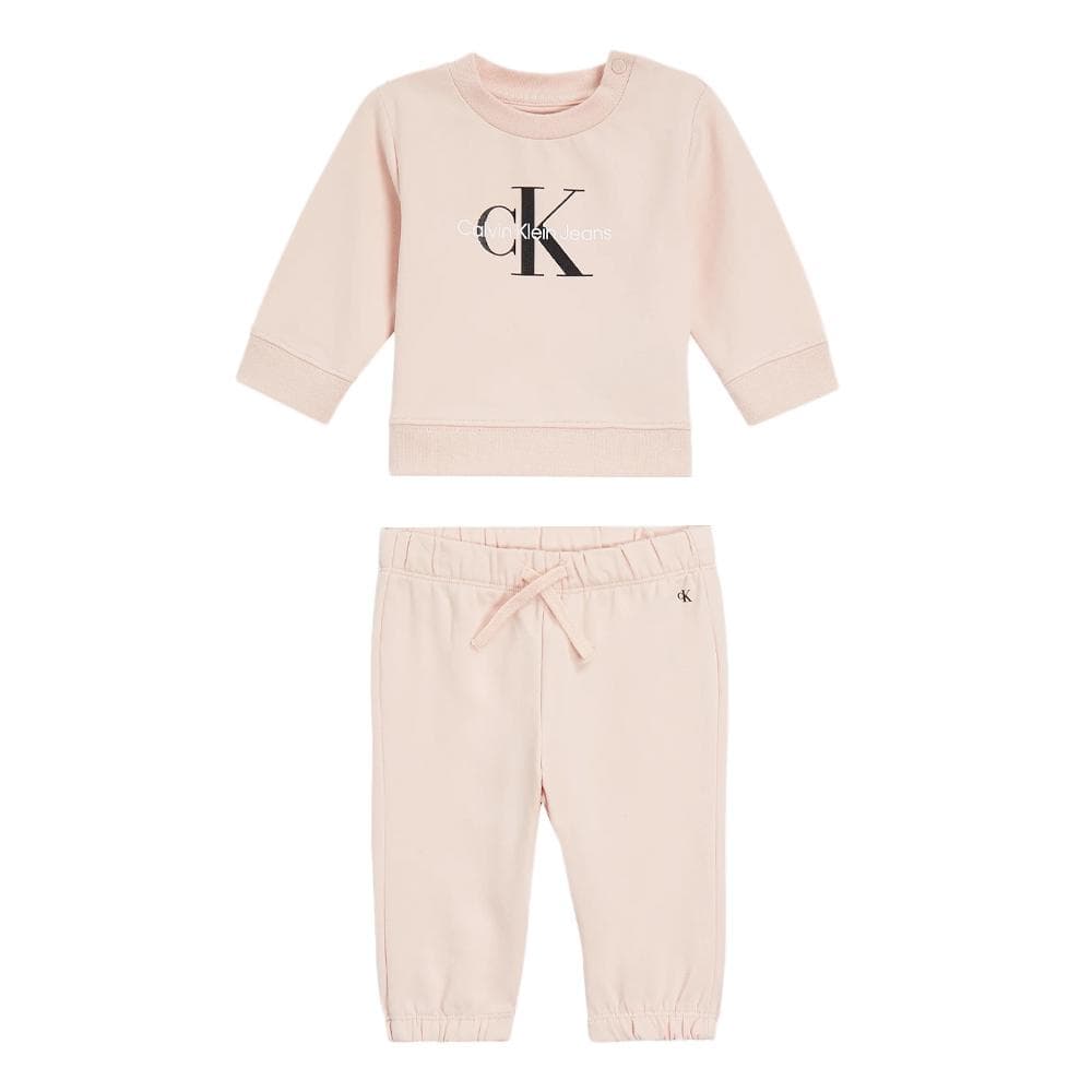 Survêtement Rose Garçon Calvin Klein Jeans Monogram 1