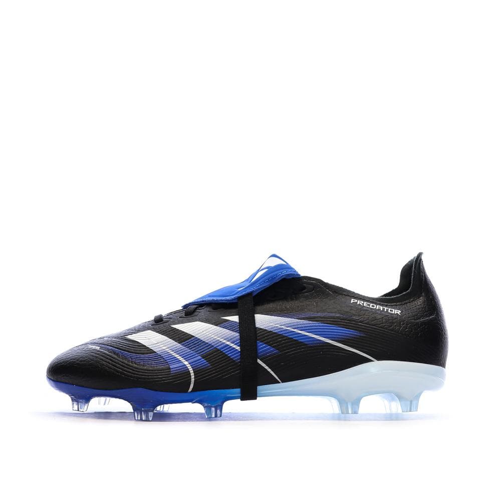 Chaussures de Foot Noir/Bleu Homme Adidas Predator League FT FG/MG JB 1