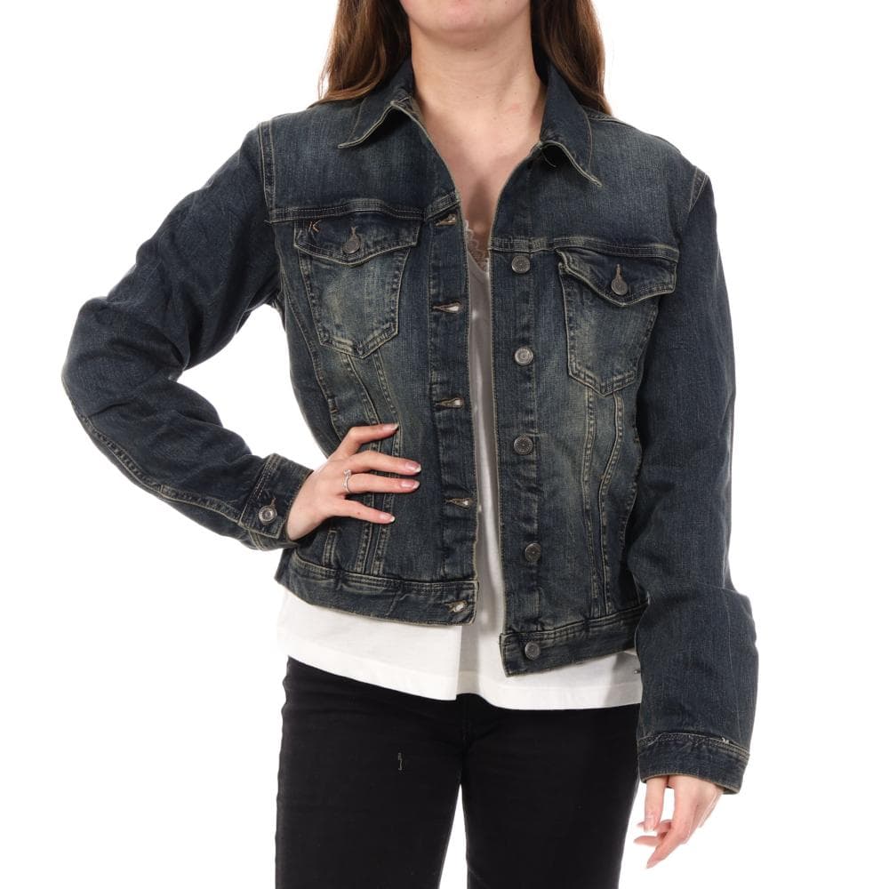 Veste en Jean Bleu Foncé Femme Kaporal NISTA 1