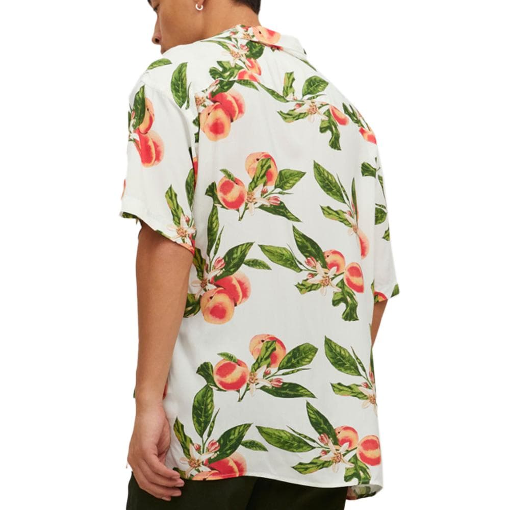 Chemisette Blanche Pêche Homme Jack & Jones Flores 2
