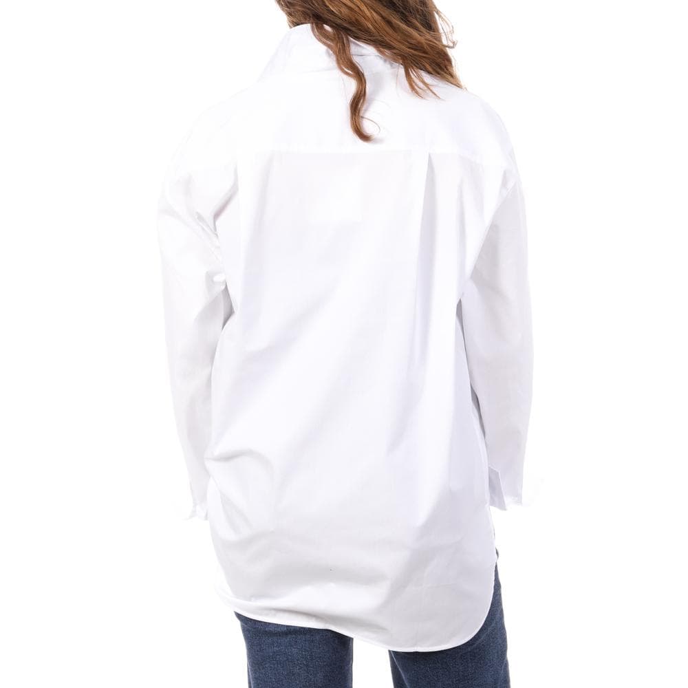 Chemises Blanche Femme Calvin Klein Jeans Poplin Relaxed 2