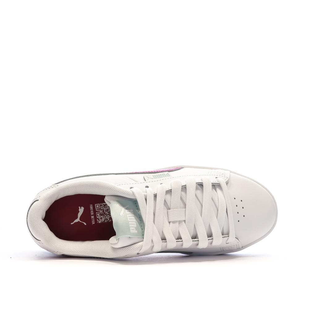 Baskets Blanches/Bordeaux Fille Puma Jada 381990-02 4