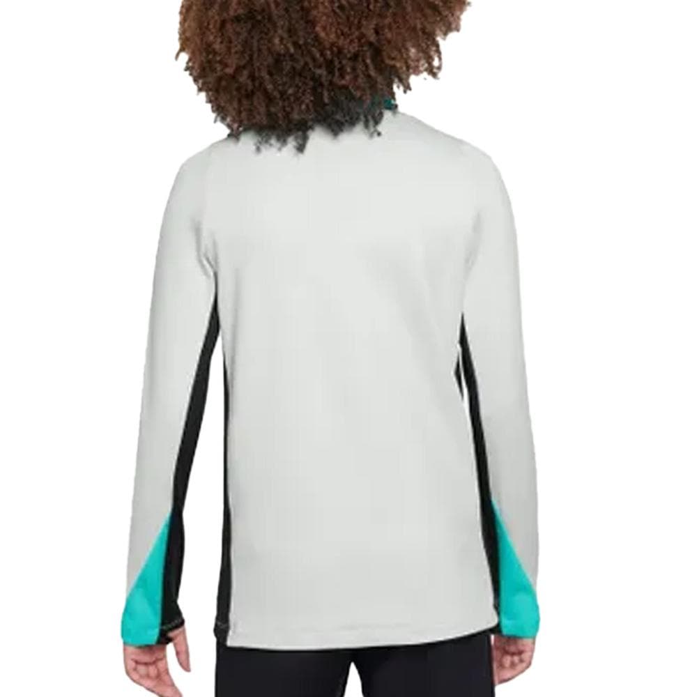 Haut d'entrainement Blanc/Noir/Turquoise Garçon Nike FN8413 2