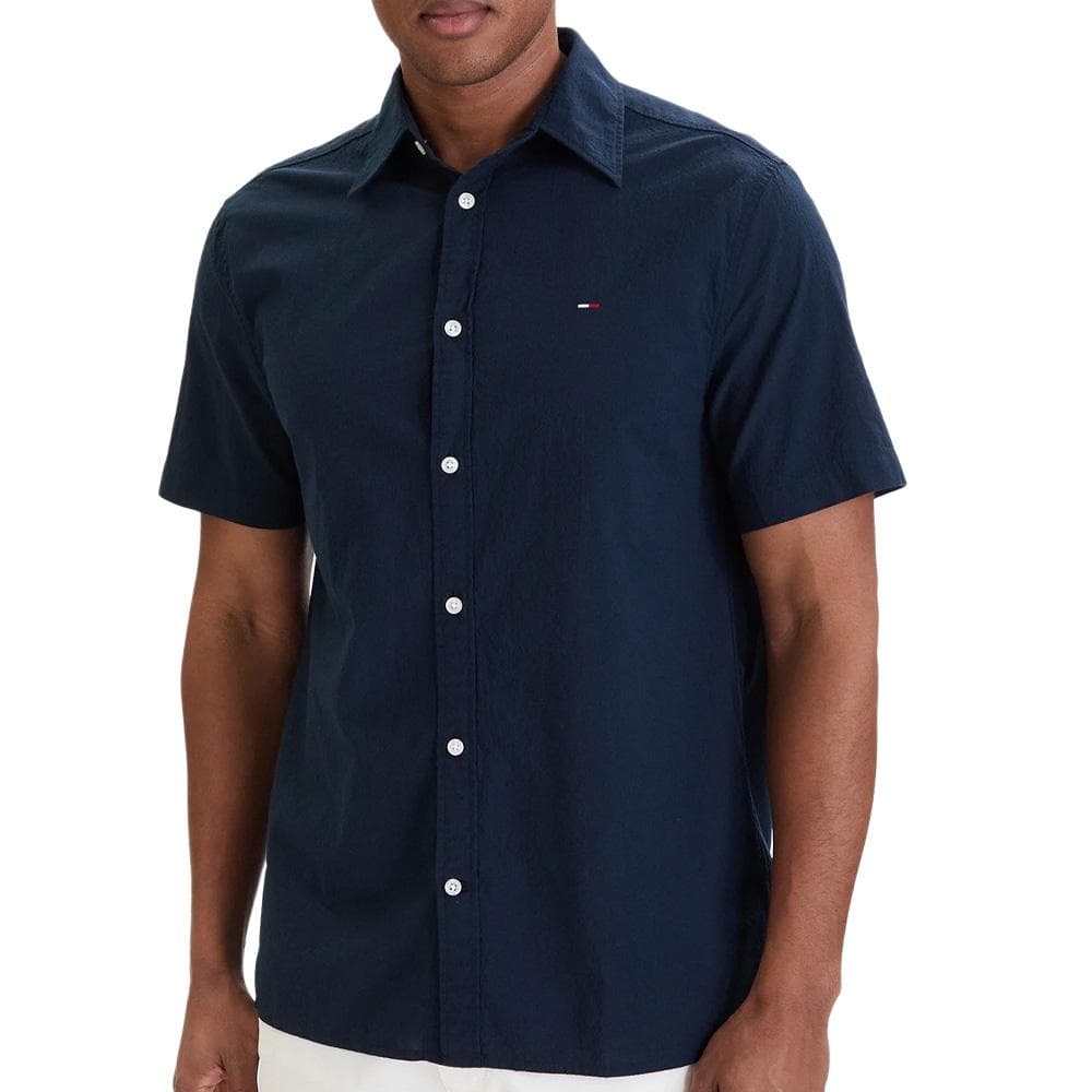 Chemise Marine Homme Tommy Hilfiger Seersucker 1