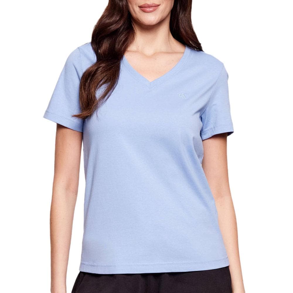 T-Shirt Bleu Femme Calvin Klein Jeans Archive LV047B205G 1