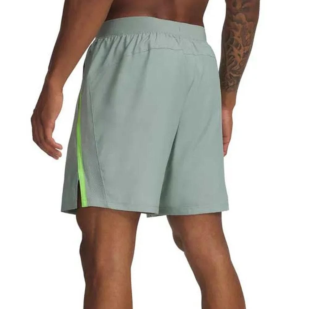 Short de Sport Vert Homme Under Armour Launch 7 2