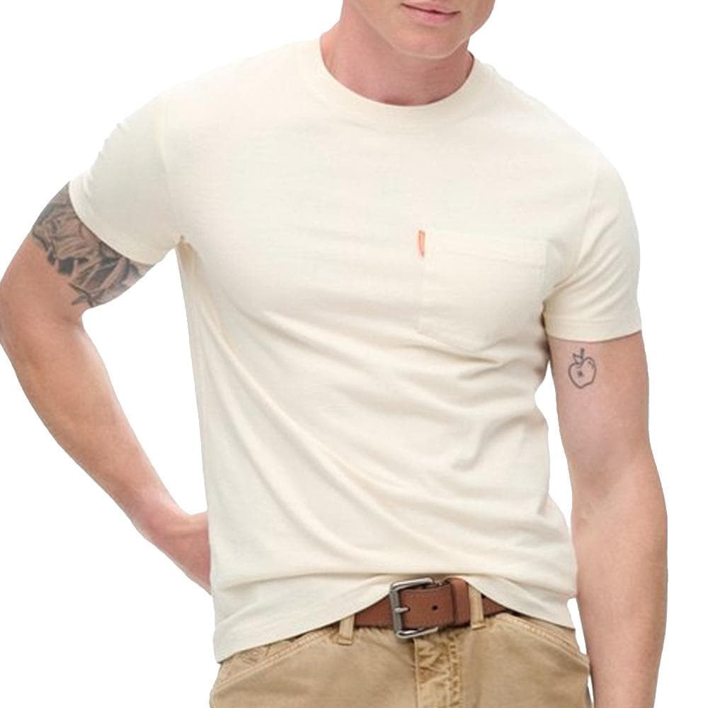 T-Shirt Beige Homme Superdry Essential 1