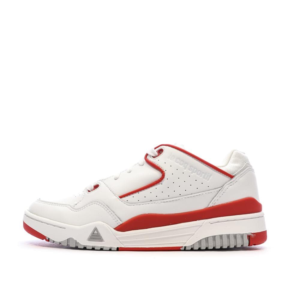 Baskets Blanches/Rouges Homme Le Coq Sportif Nineties 1