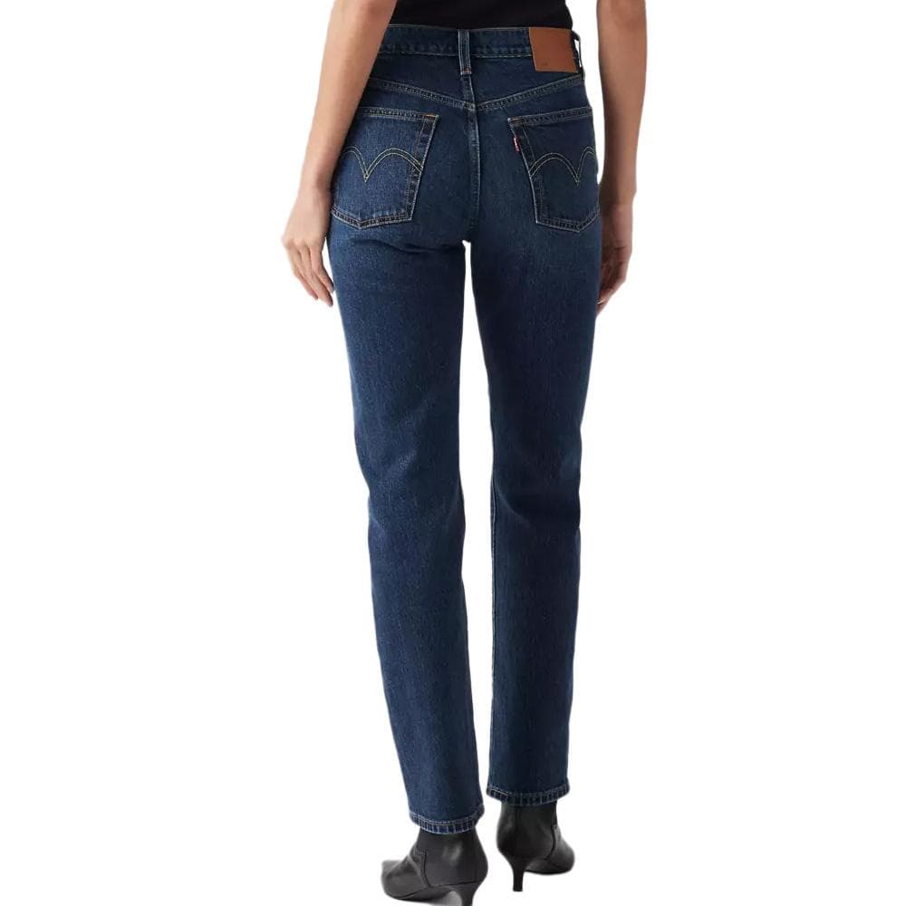 Jean 501 Bleu Brut Femme Levi's Med Indigo 12501 2