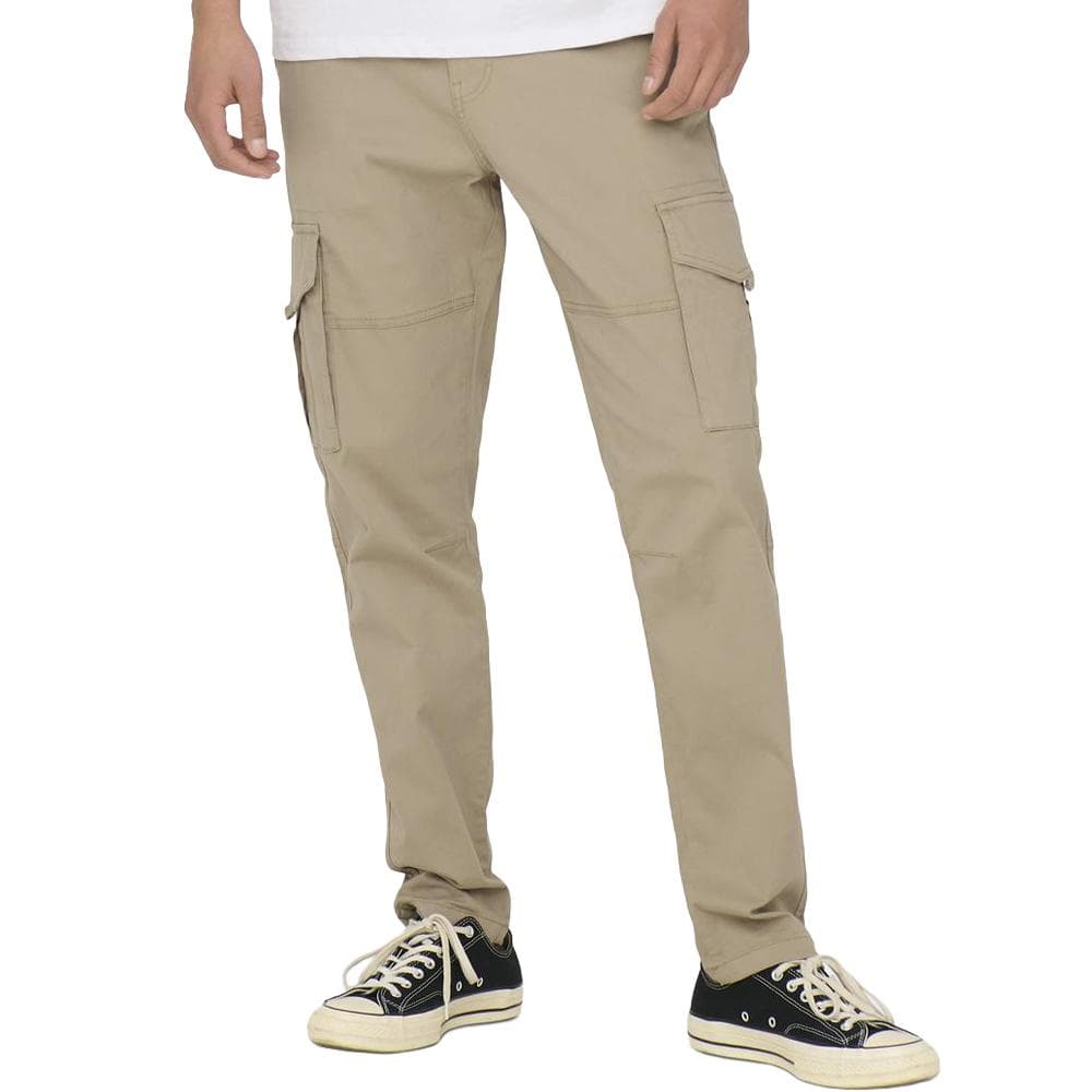 Pantalon Cargo Beige Foncé Homme Only & Sons Dean 1
