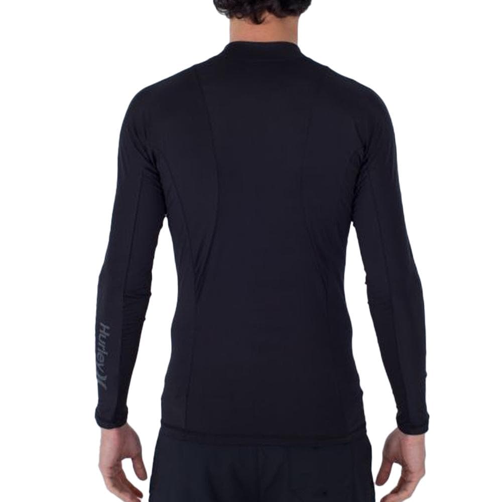 Lycra manche longue Noir Hommes Hurley Channel crossing 2