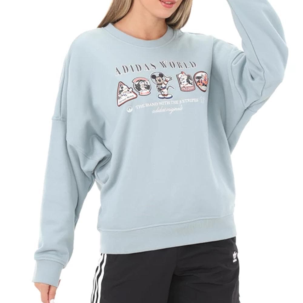 Sweat Bleu Gris Femme Adidas Disney HL9057 1