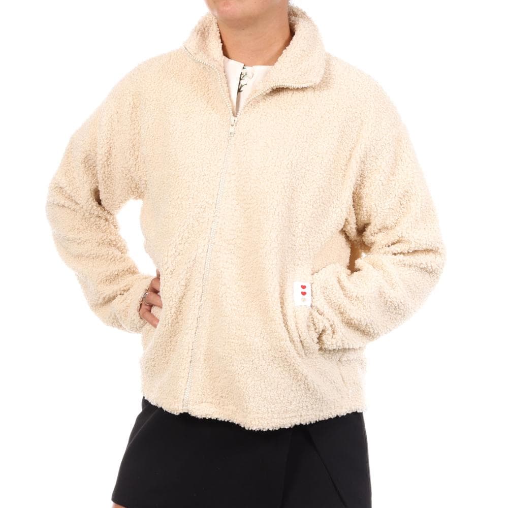 Sweat Beige Femme Pieces Pckatty 1