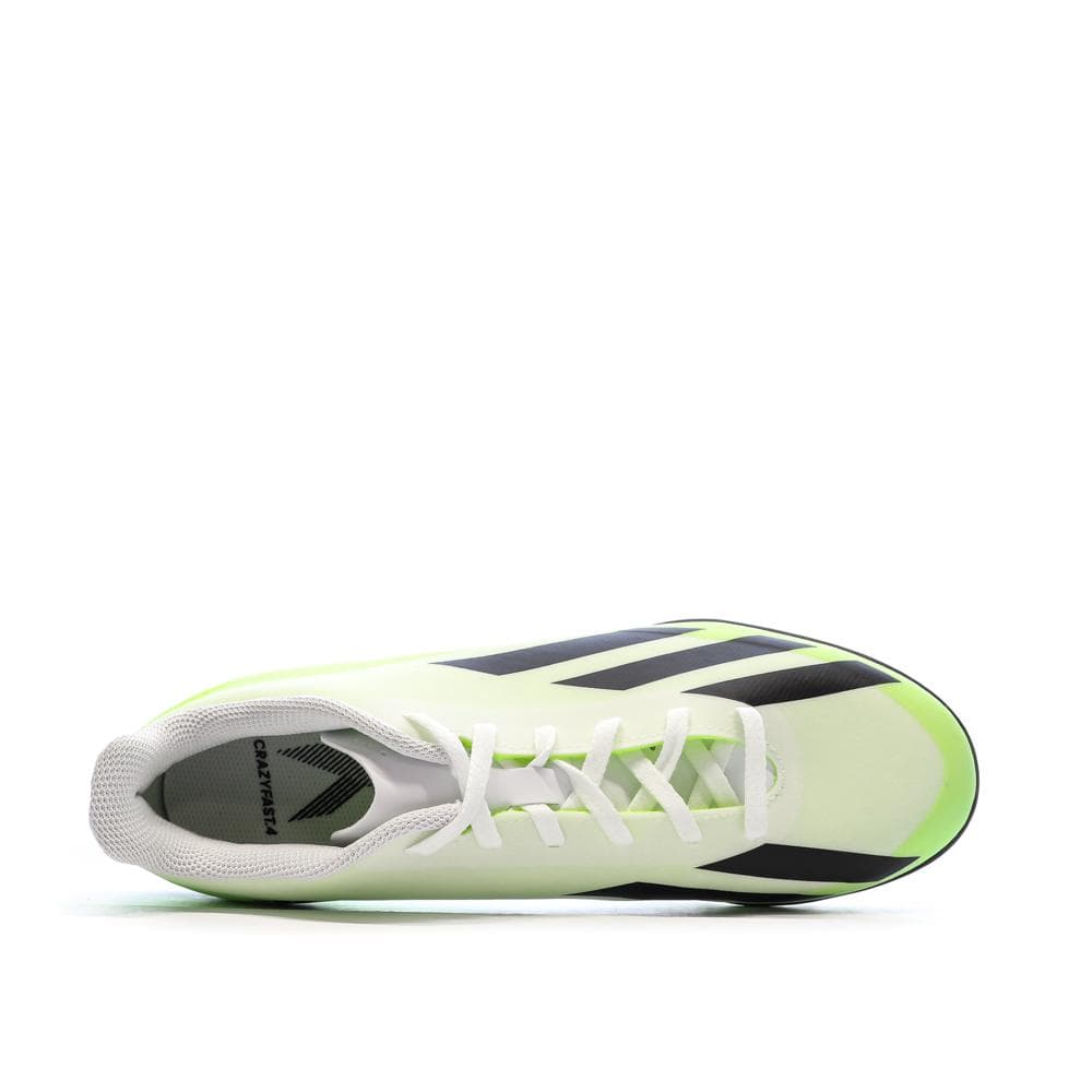 Chaussures de football Blanches/Jaunes/Noires Homme Adidas X Crazyfast 4