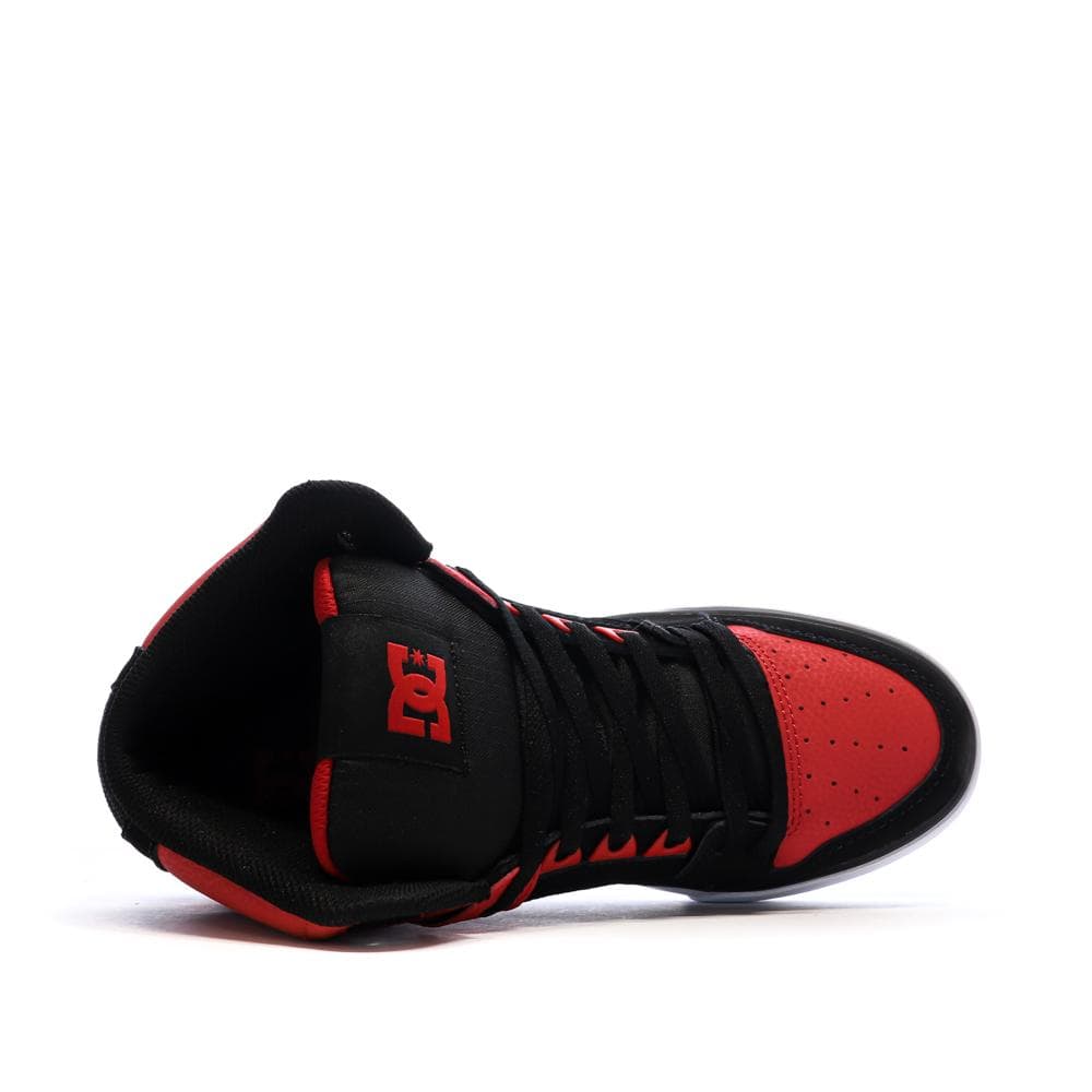 Baskets Noir/Rouges Homme Dc shoes Pure 4