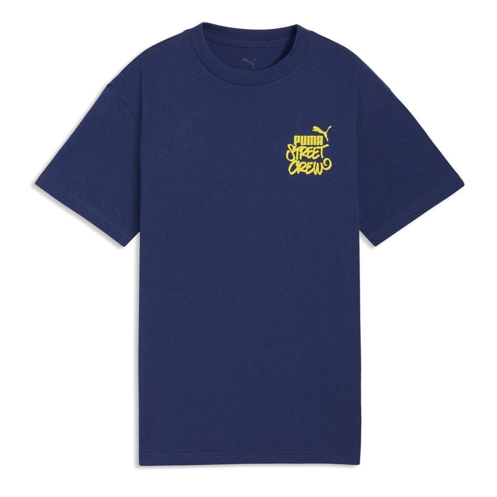 T-Shirt Marine Garçon Puma Relaxed 1
