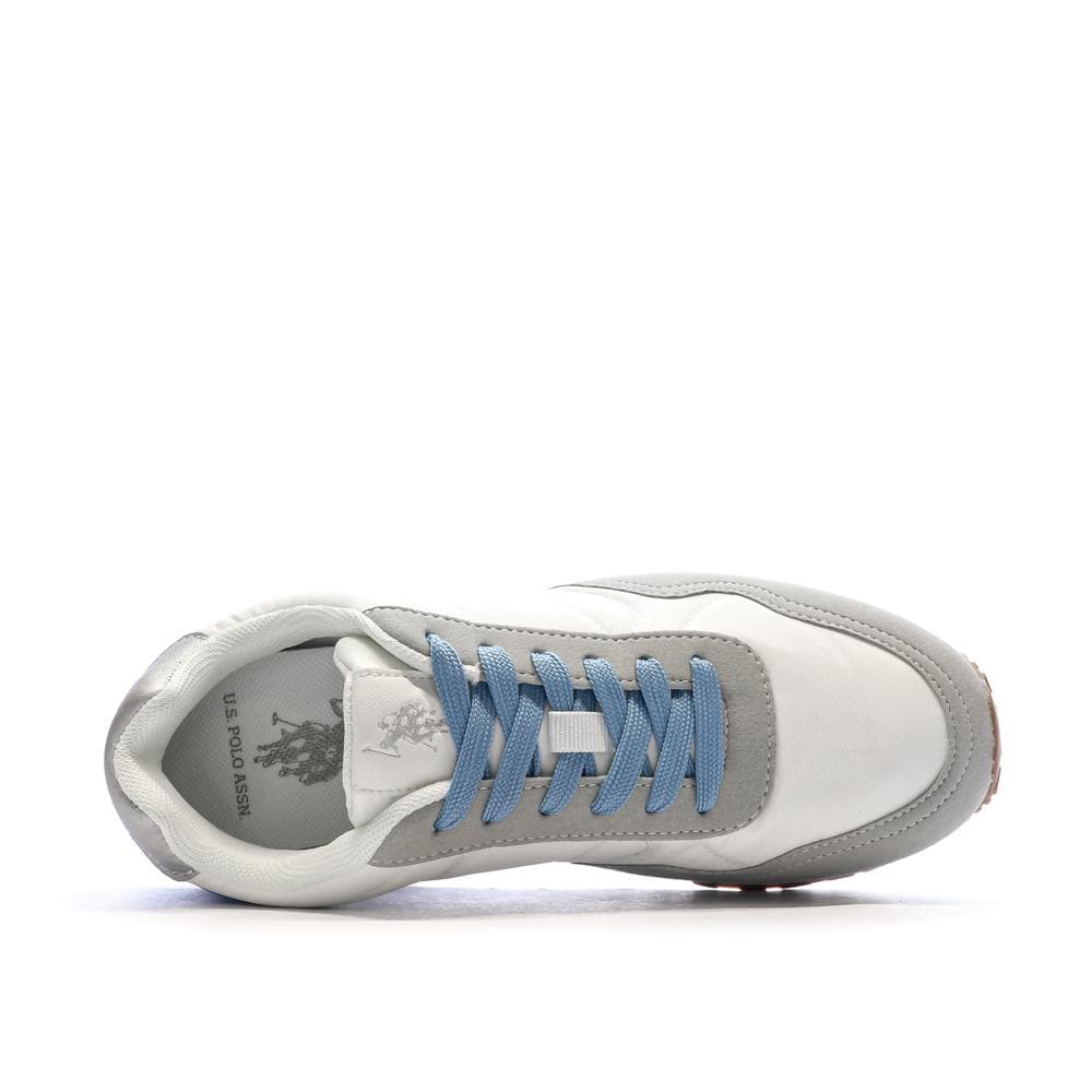 Baskets Blanches/Bleu/Gris Femme US Polo ASSN FS1 4