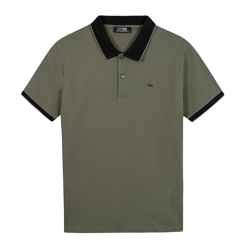 Polo Kaki Homme TBS Lierre 1