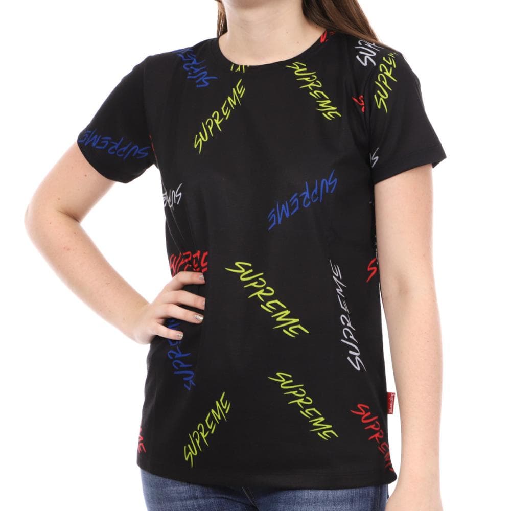 T-shirt Noir Femme Supreme Grip Venty 1