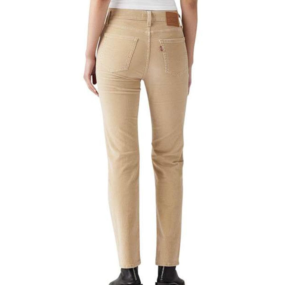 Jean 724 Beige Classique Femme Levi's High Rise Straight 18883 3