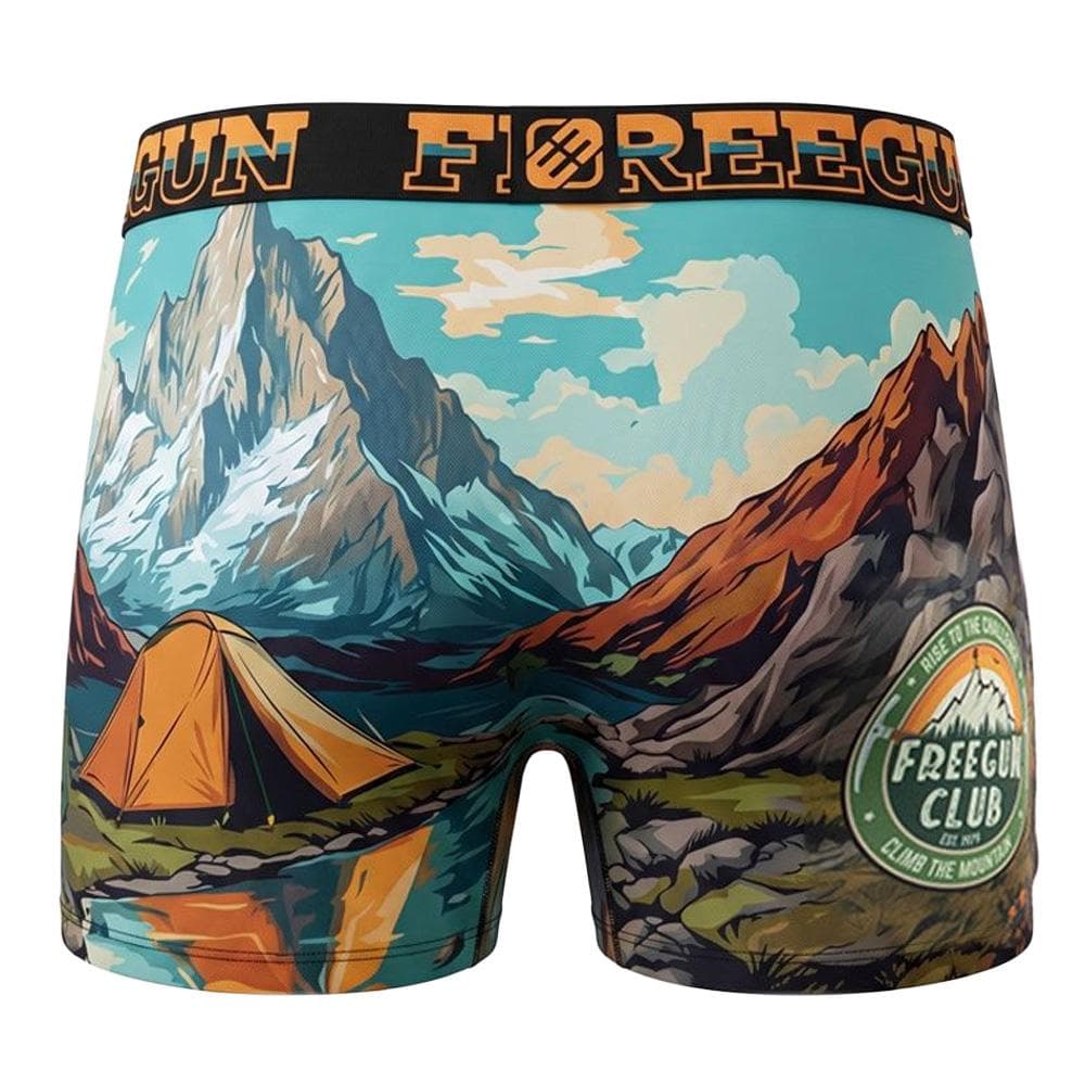 Boxer Orange Homme Freegun Trek 2