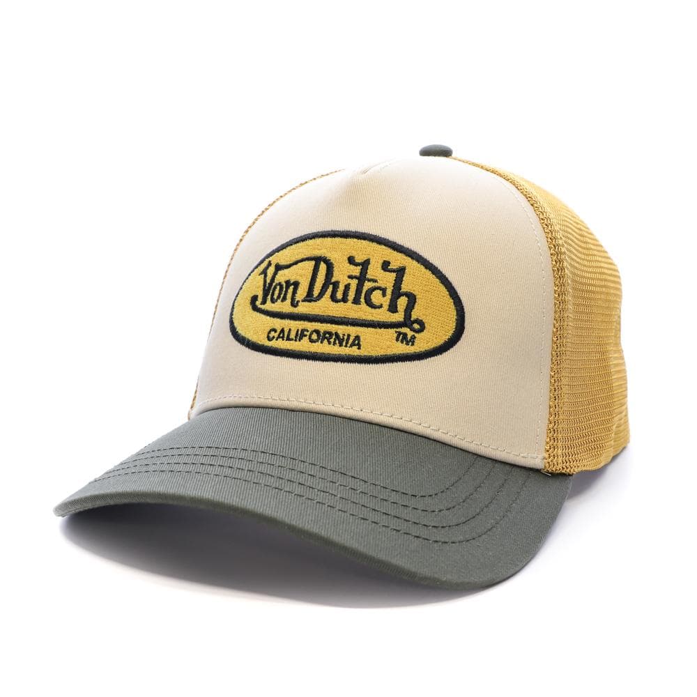 Casquette Beige/Jaune Homme Von Dutch Ahig 1