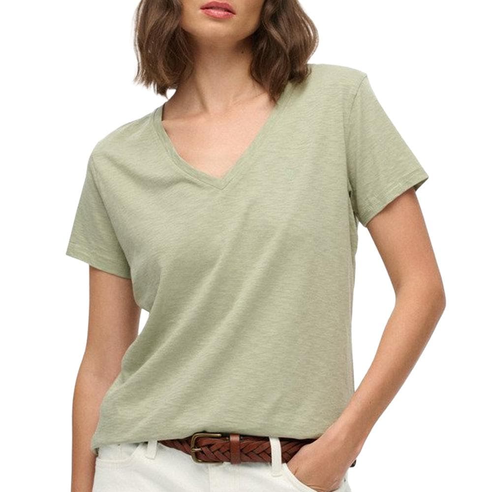 T-Shirt Vert Femme Superdry Studioss 1
