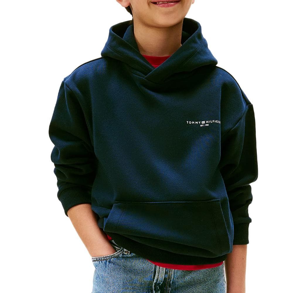 Sweat Marine Garçon Tommy Hilfiger Mini Corp Hoodie 1