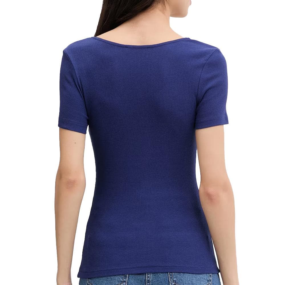 T-shirt Marine Femme Morgan Damour 2