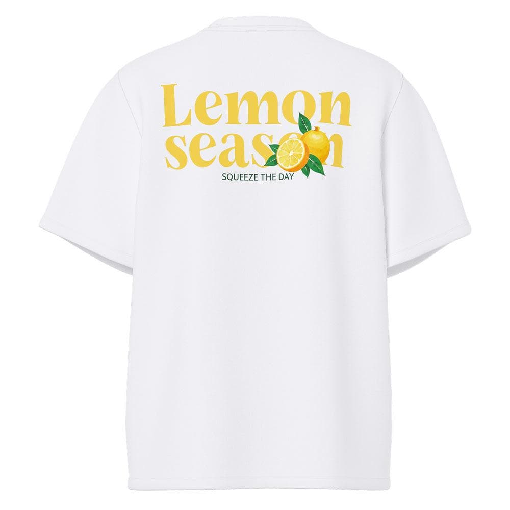T-shirt Blanc Femme Pieces Oda Lia Ss Lemon 2