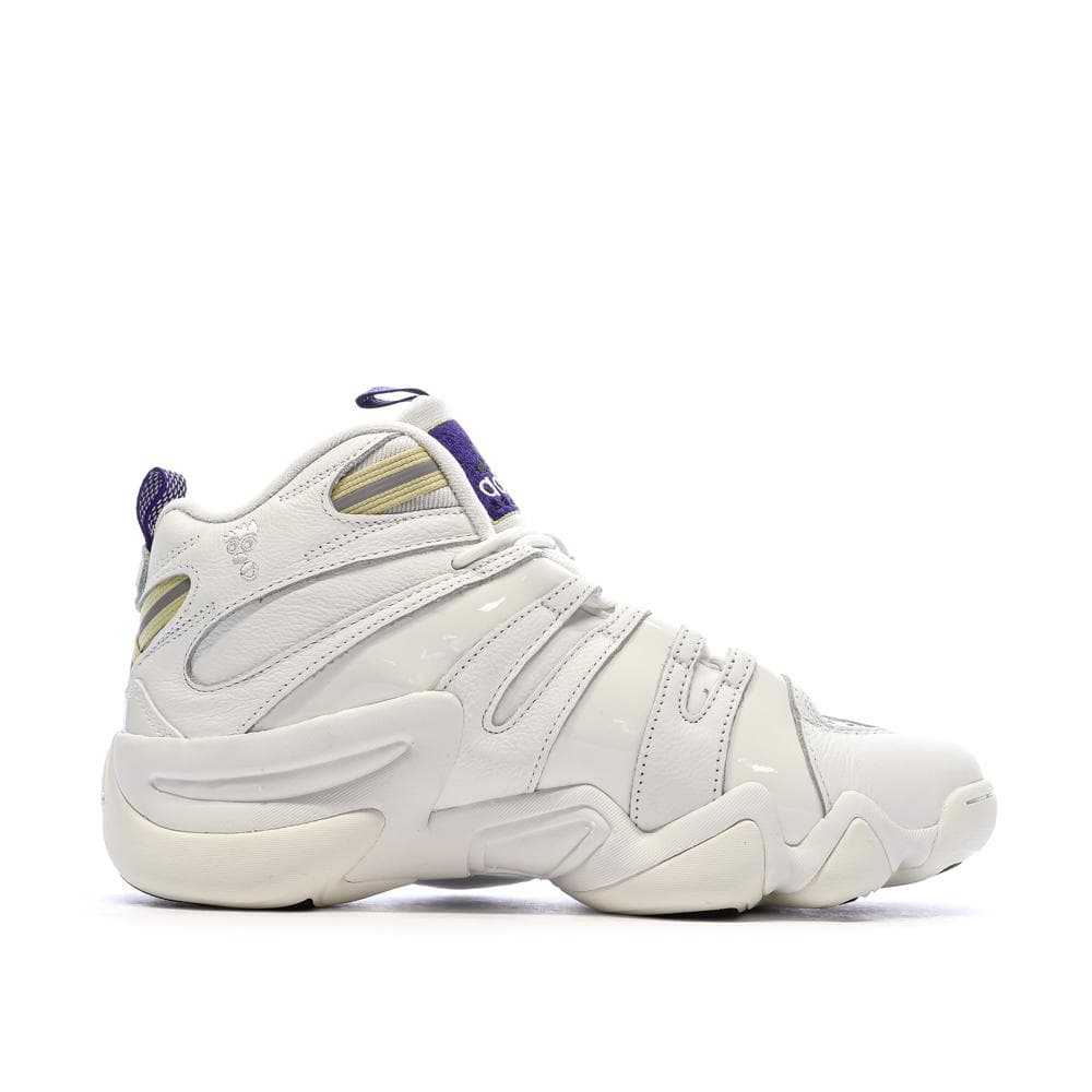 Chaussures de basketball Blanches/Violettes Homme Adidas Crazy 8 2