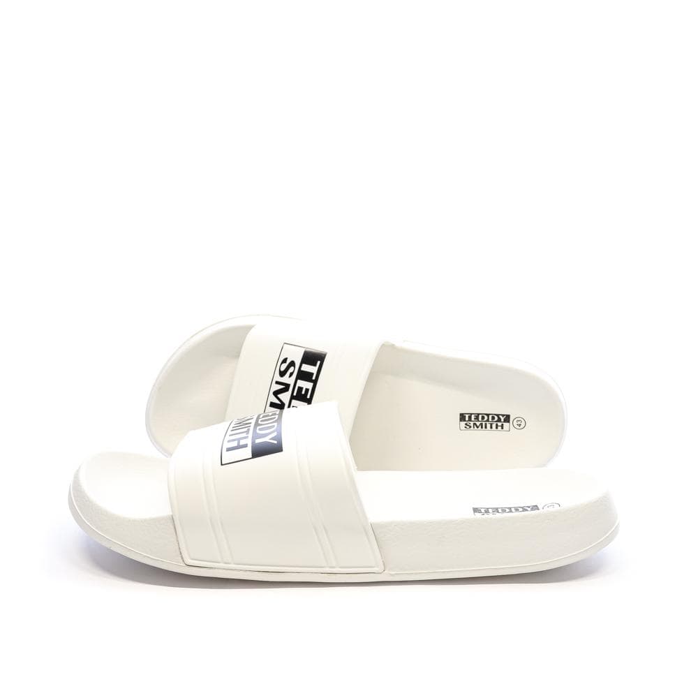 Claquettes Blanches Homme Teddy Smith 1