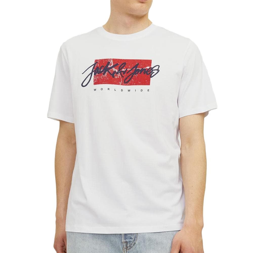 T-Shirt Blanc Homme Jack & Jones Whtiley 1