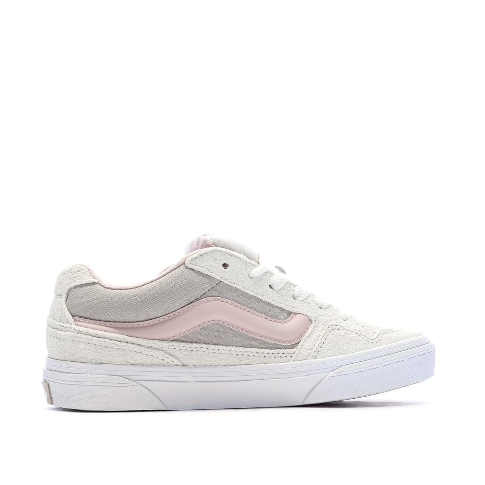 Baskets Blanches/Rose Pale/Grises Femme Vans Caldrone 2